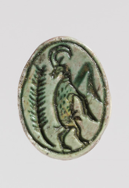 Scarab depicting a rearing ibex by an unrecorded maker, The Metropolitan Museum of Art
